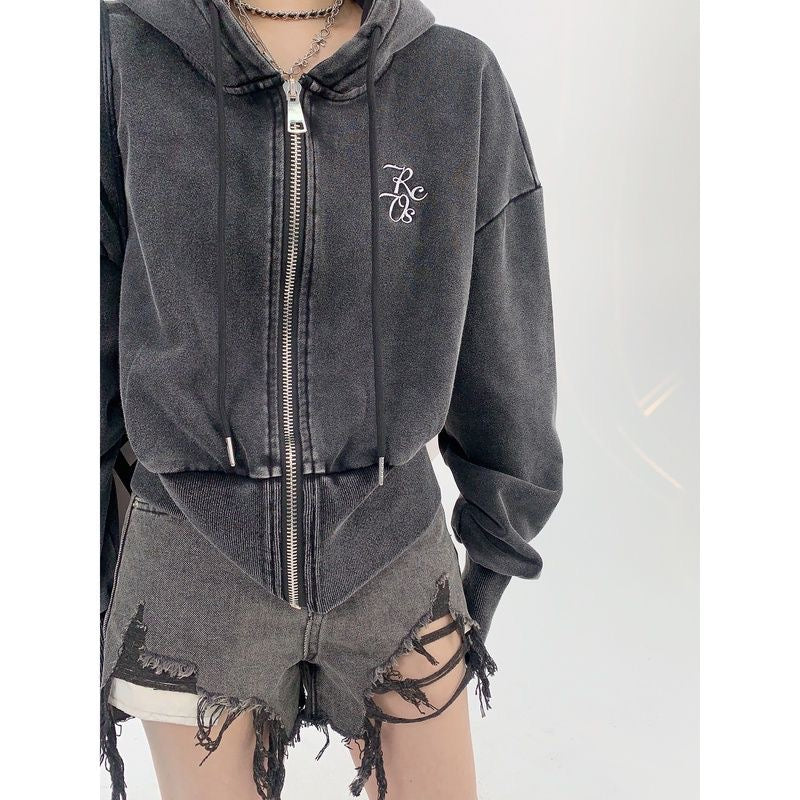 Zip-up hoodie