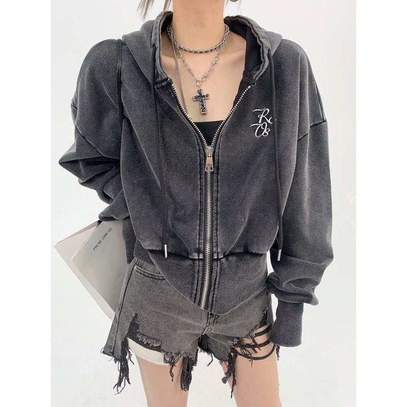 Zip-up hoodie