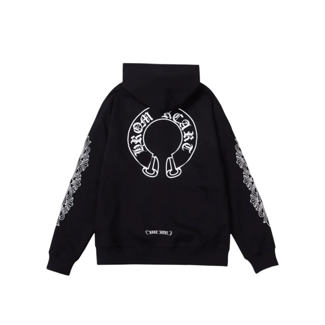 Midnight Chrome Zip-Up