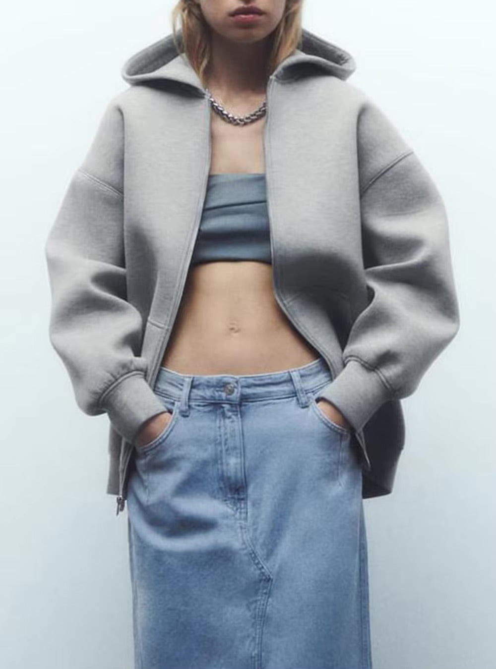 Zara Zip-up Hoodie