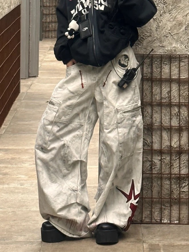 Y2K White Pants