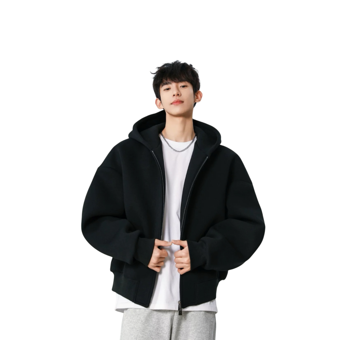 Zip up box hood